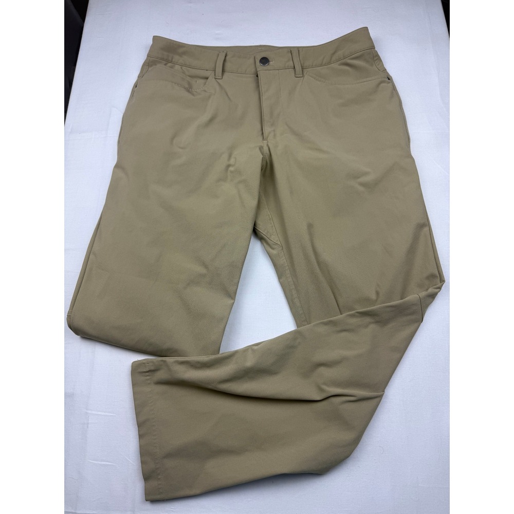 Lululemon ABC Pants 32x30 Tan Khaki Tech Five-Pocket Trousers